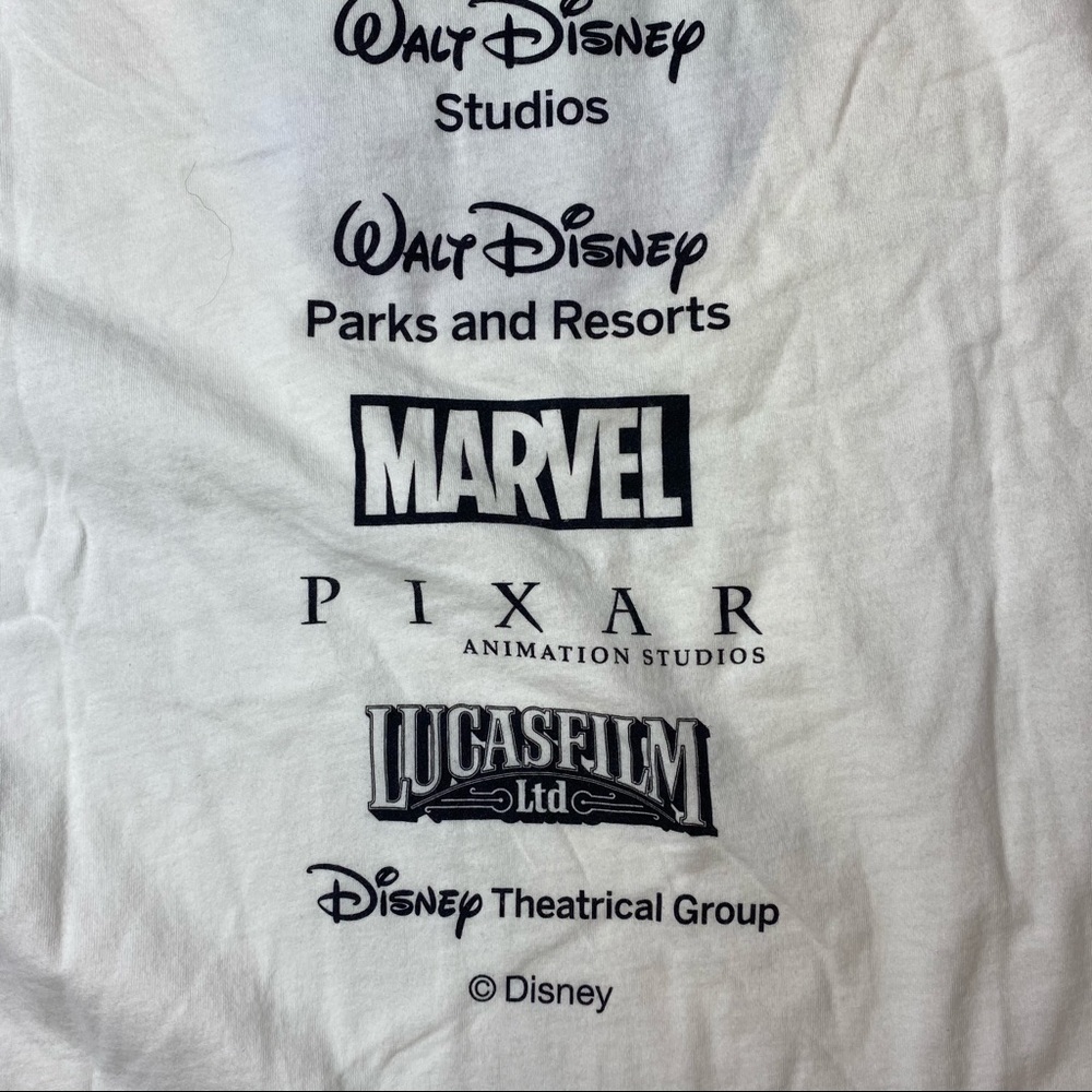 Disney Pride Mickey Rainbow T Shirt W/Sponsors XL - Picture 6 of 9